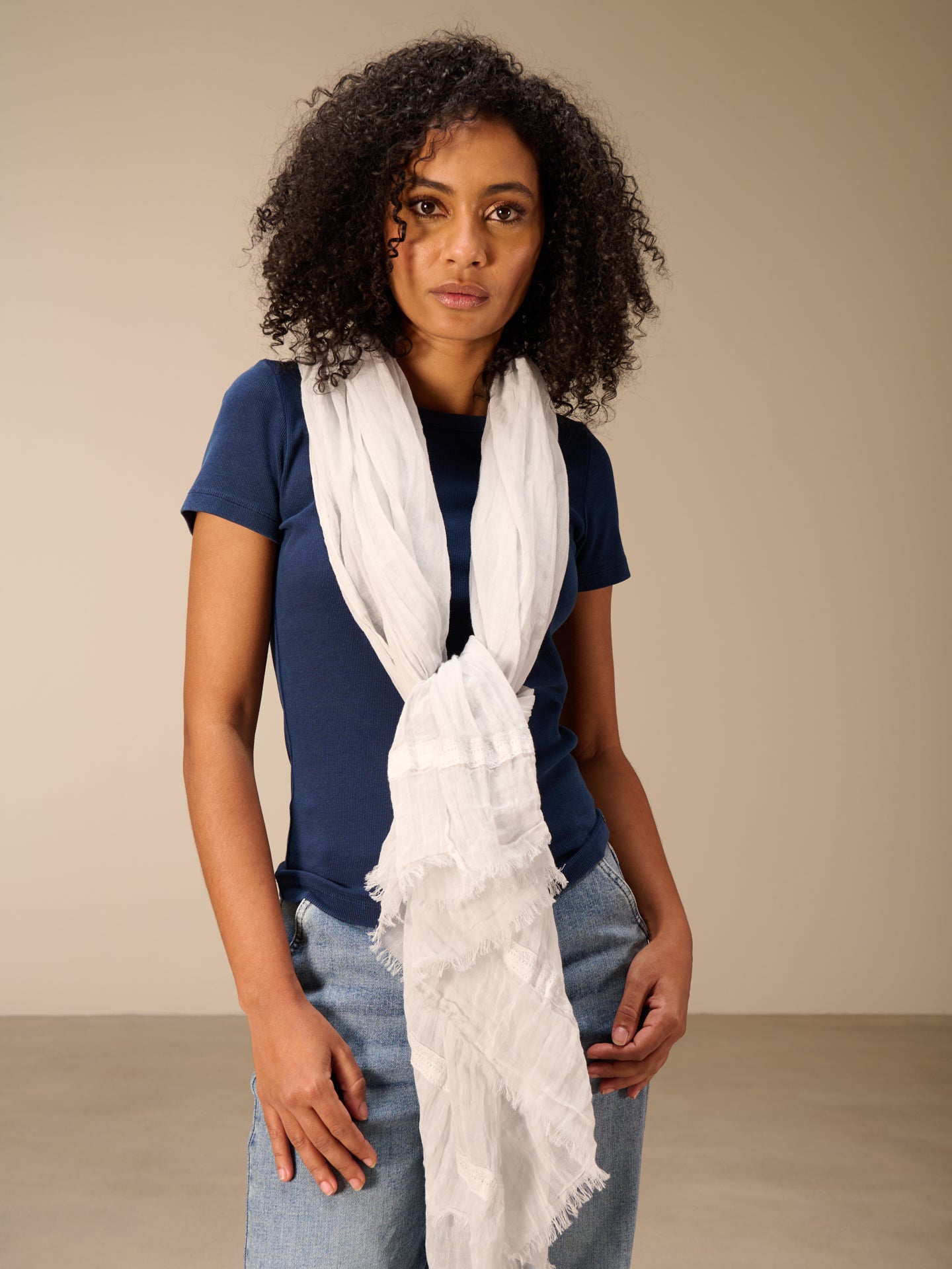Cotton scarf