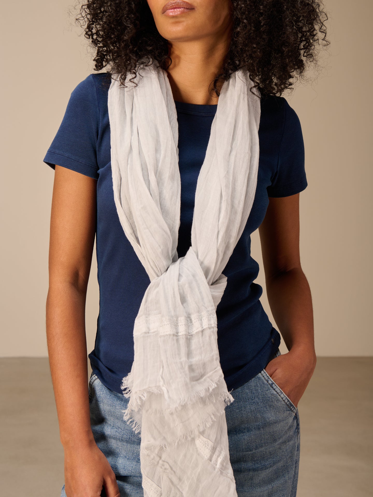 Cotton scarf