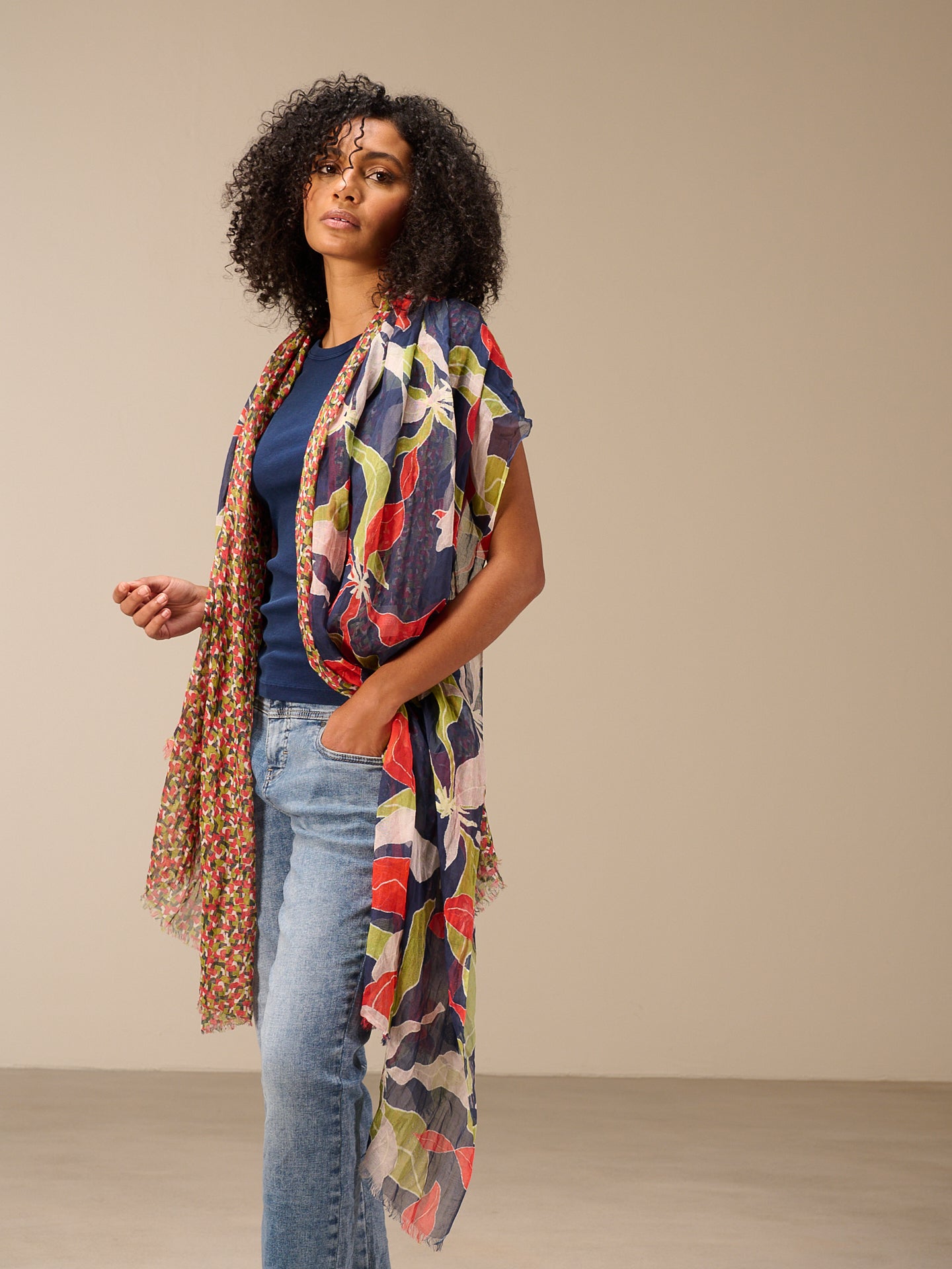 Printed scarf
