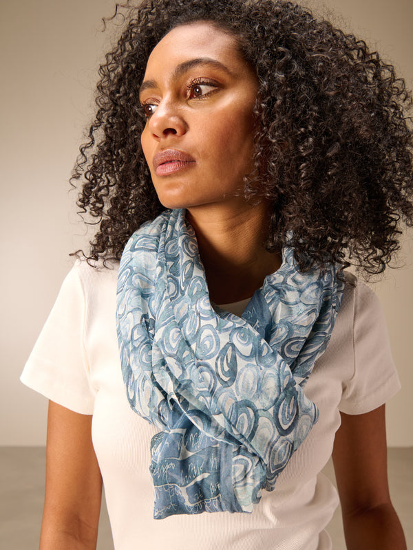 foulard imprimé