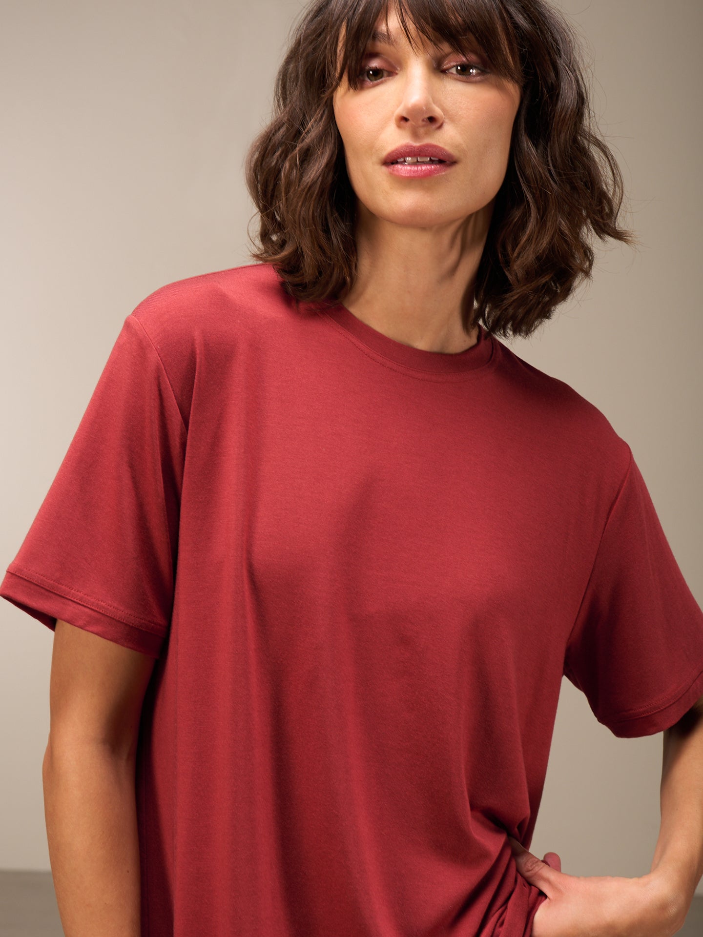 Round-neck dress