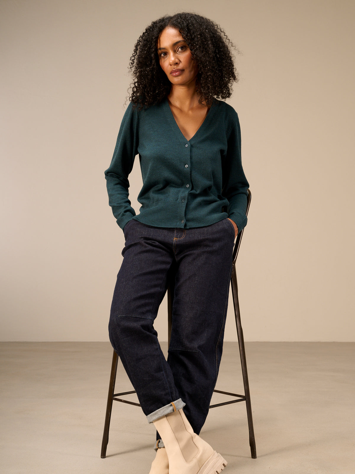 Merino cardigan