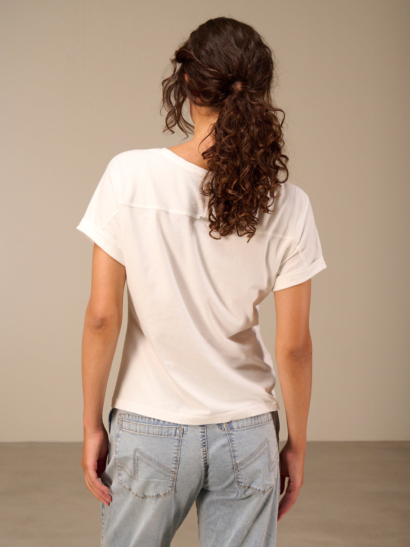 Cap sleeve shirt