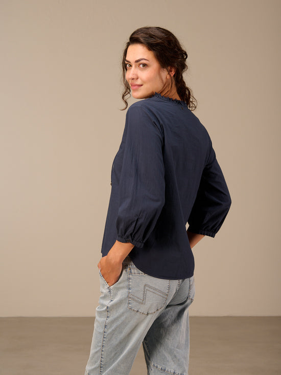 V-neck blouse