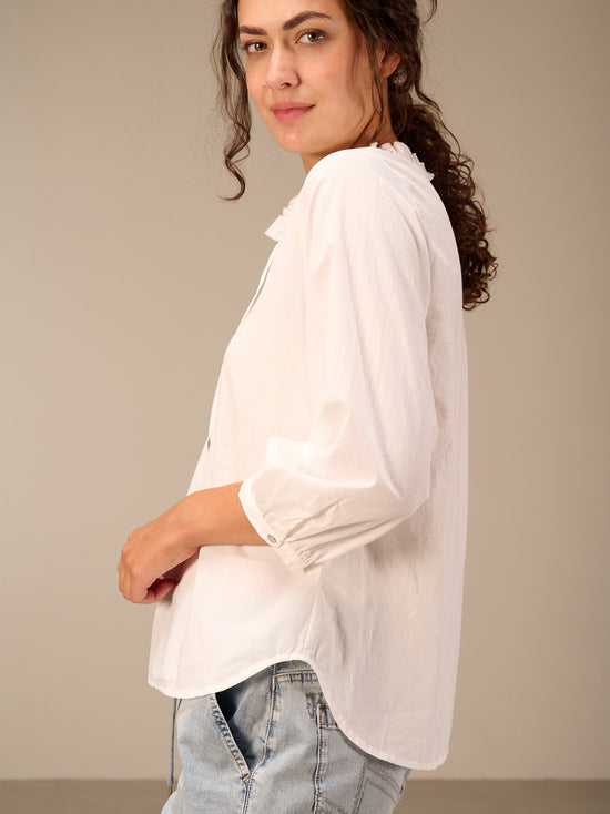 V-neck blouse