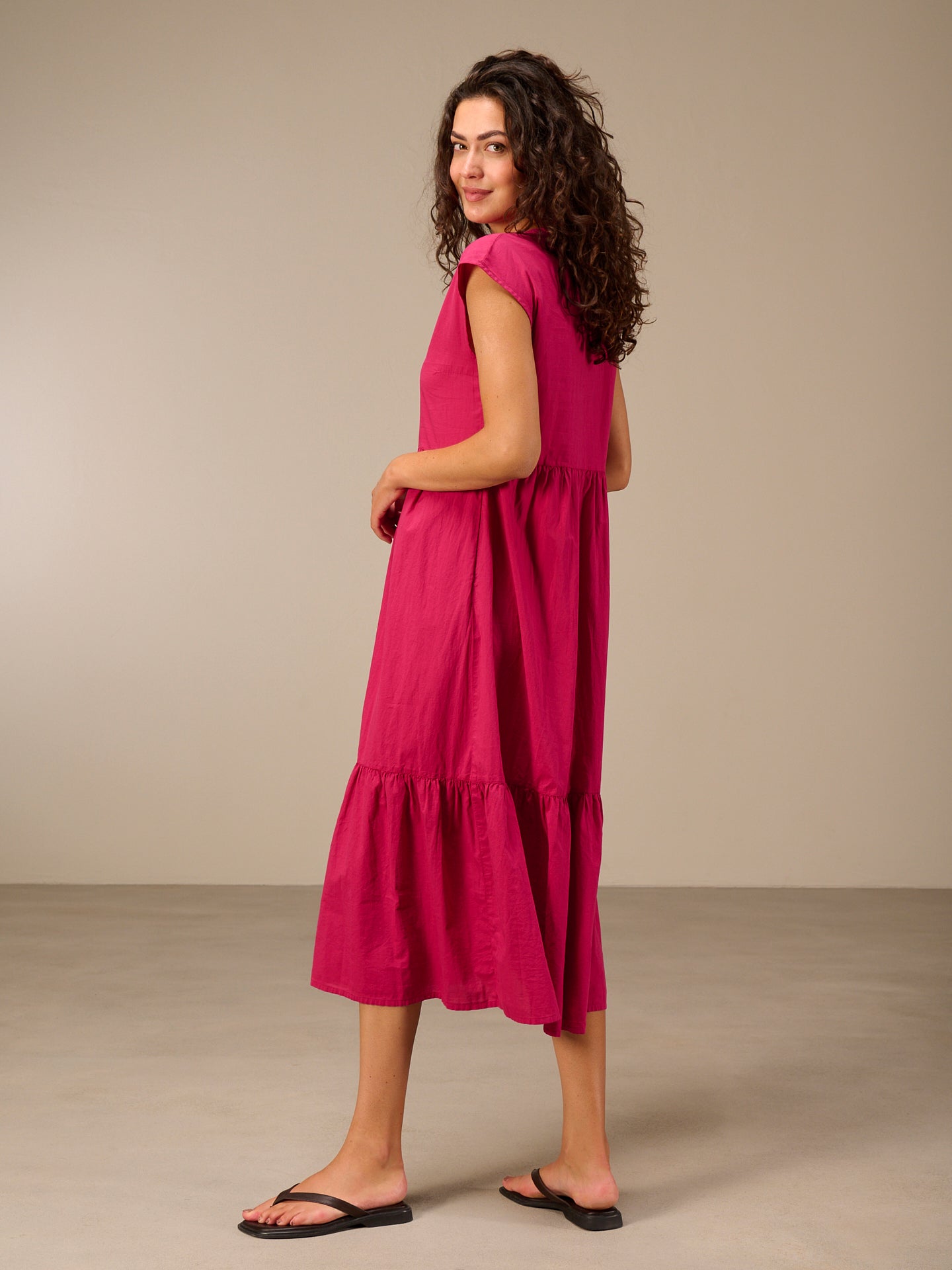 V-neck dress
