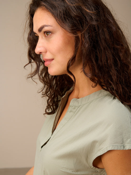 V-neck dress