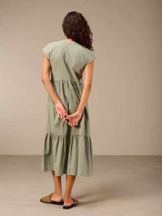 V-neck dress