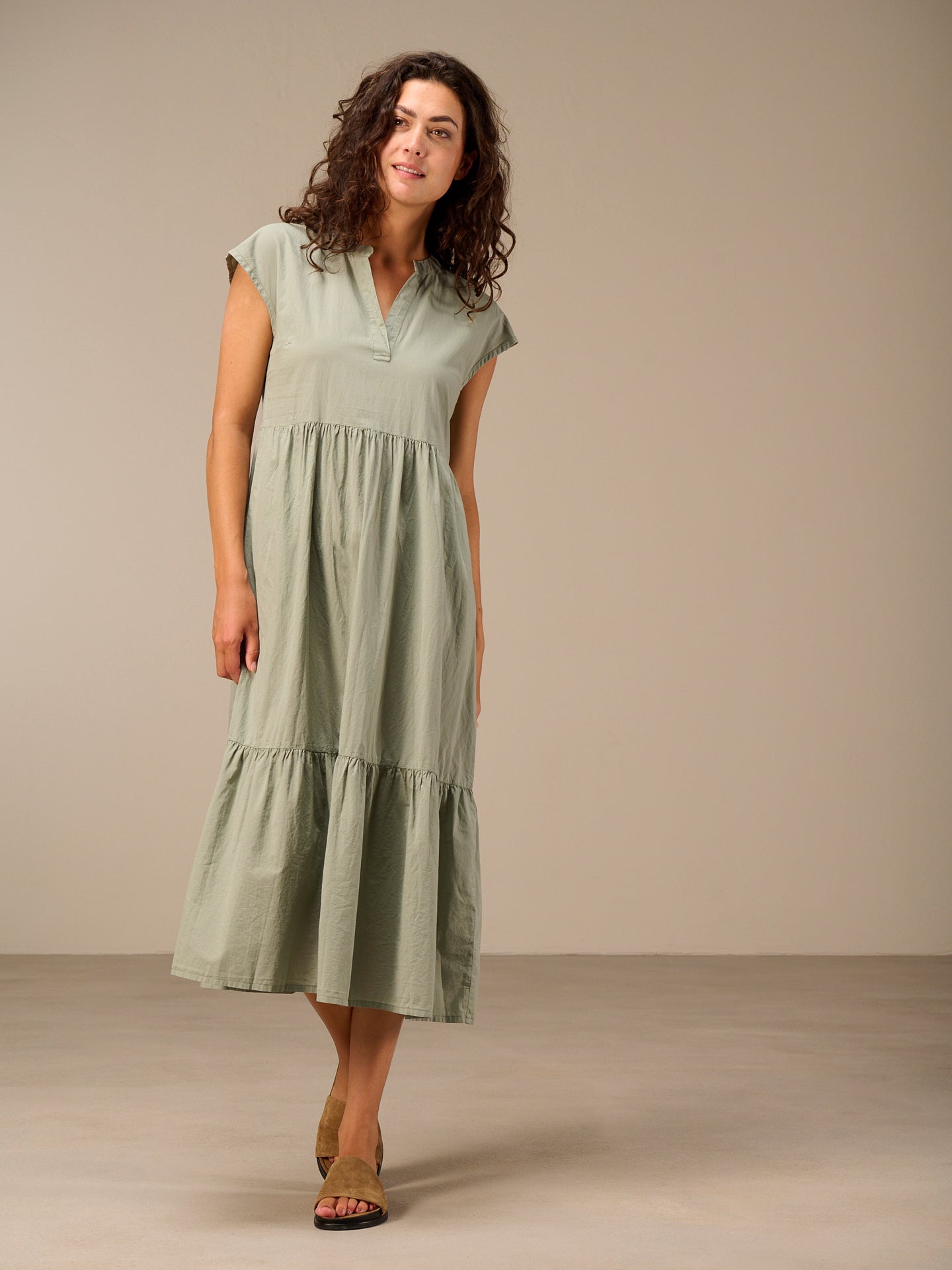 V-neck dress
