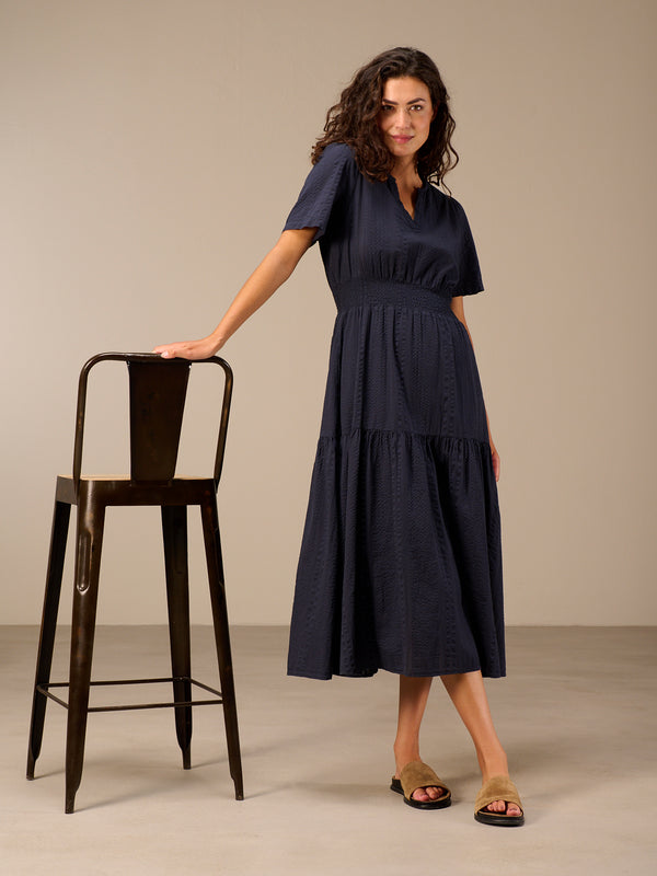 V-neck dress