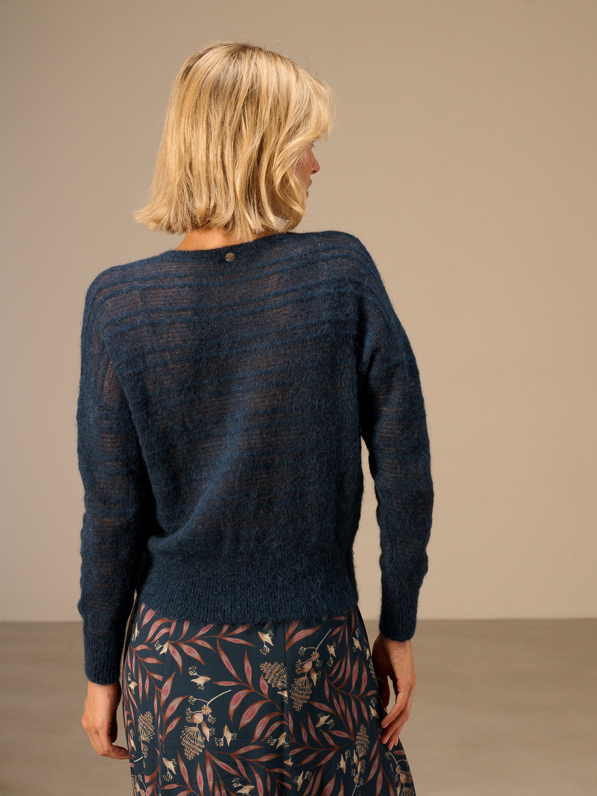 Loose-knit sweater