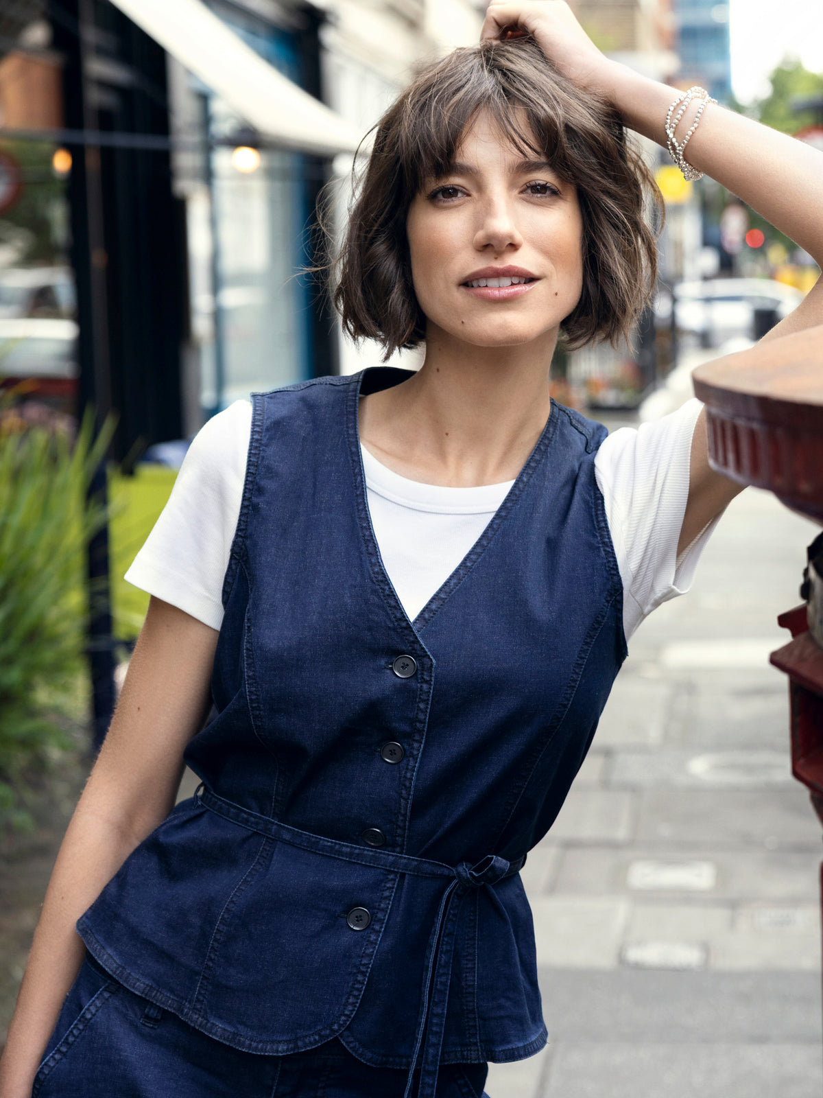 Denim vest