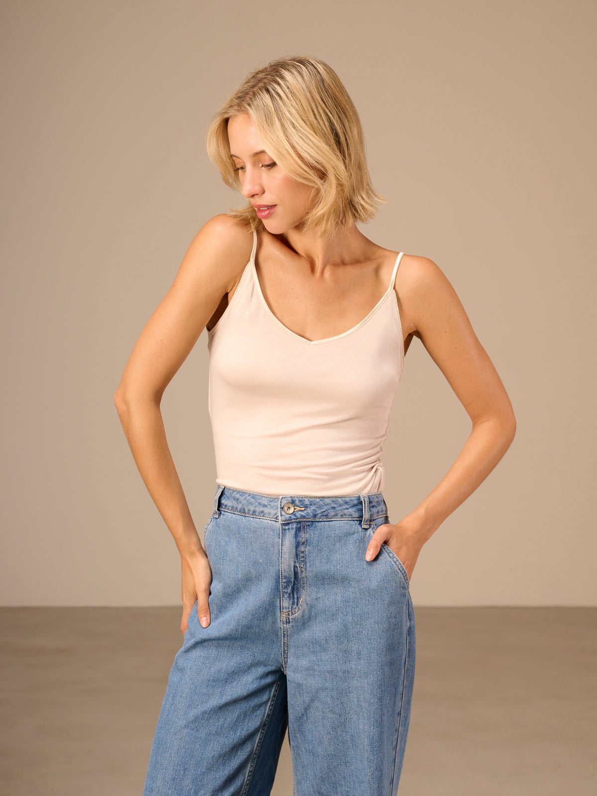 Spaghetti-strap top