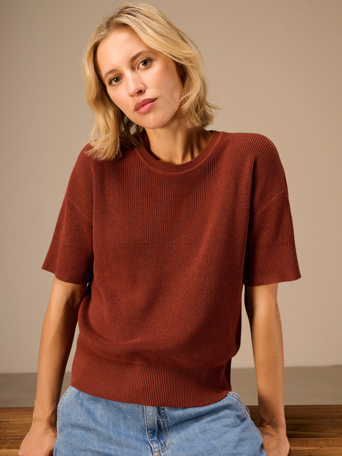 Fine knit sweater