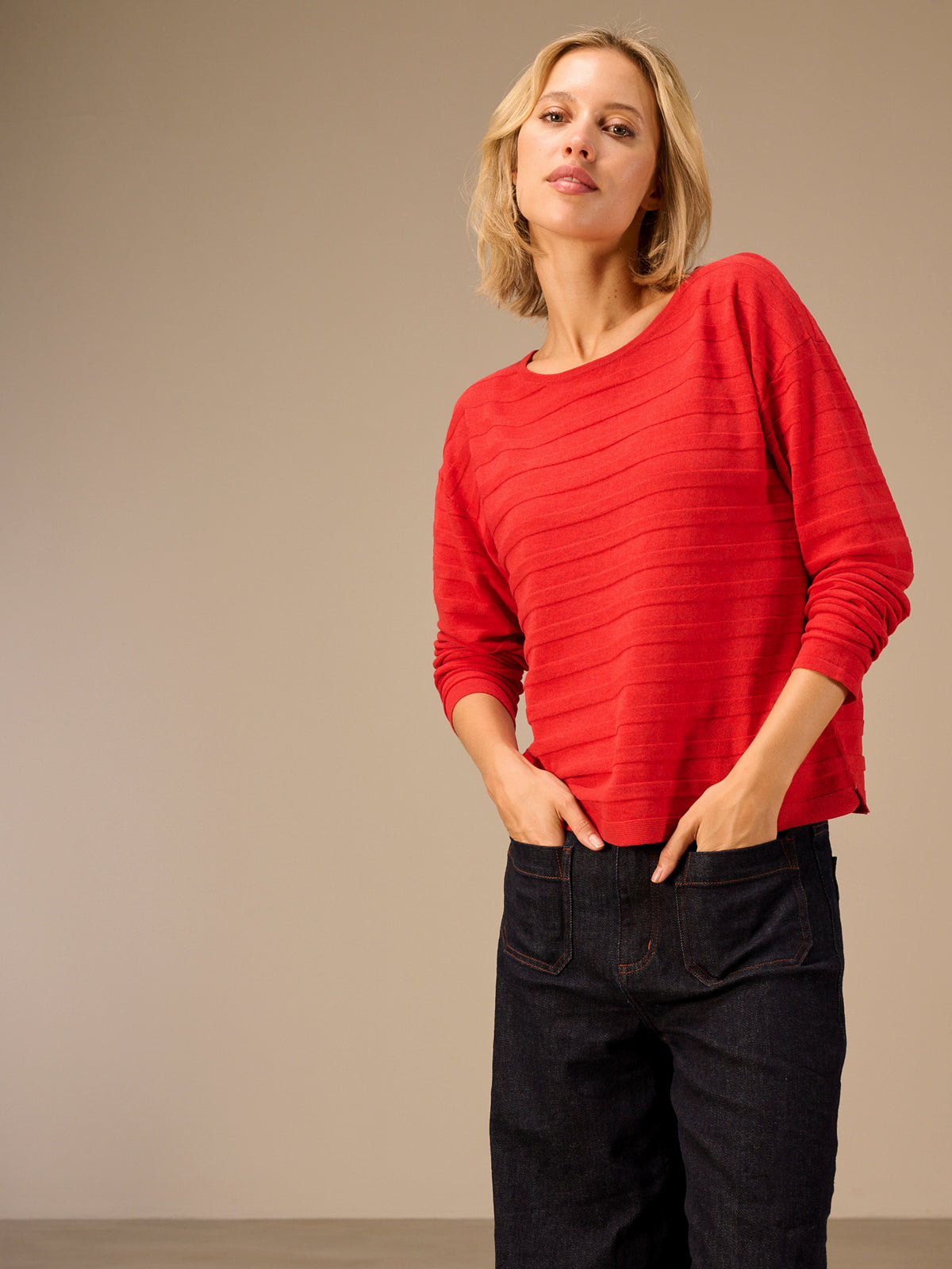 Fine knit sweater