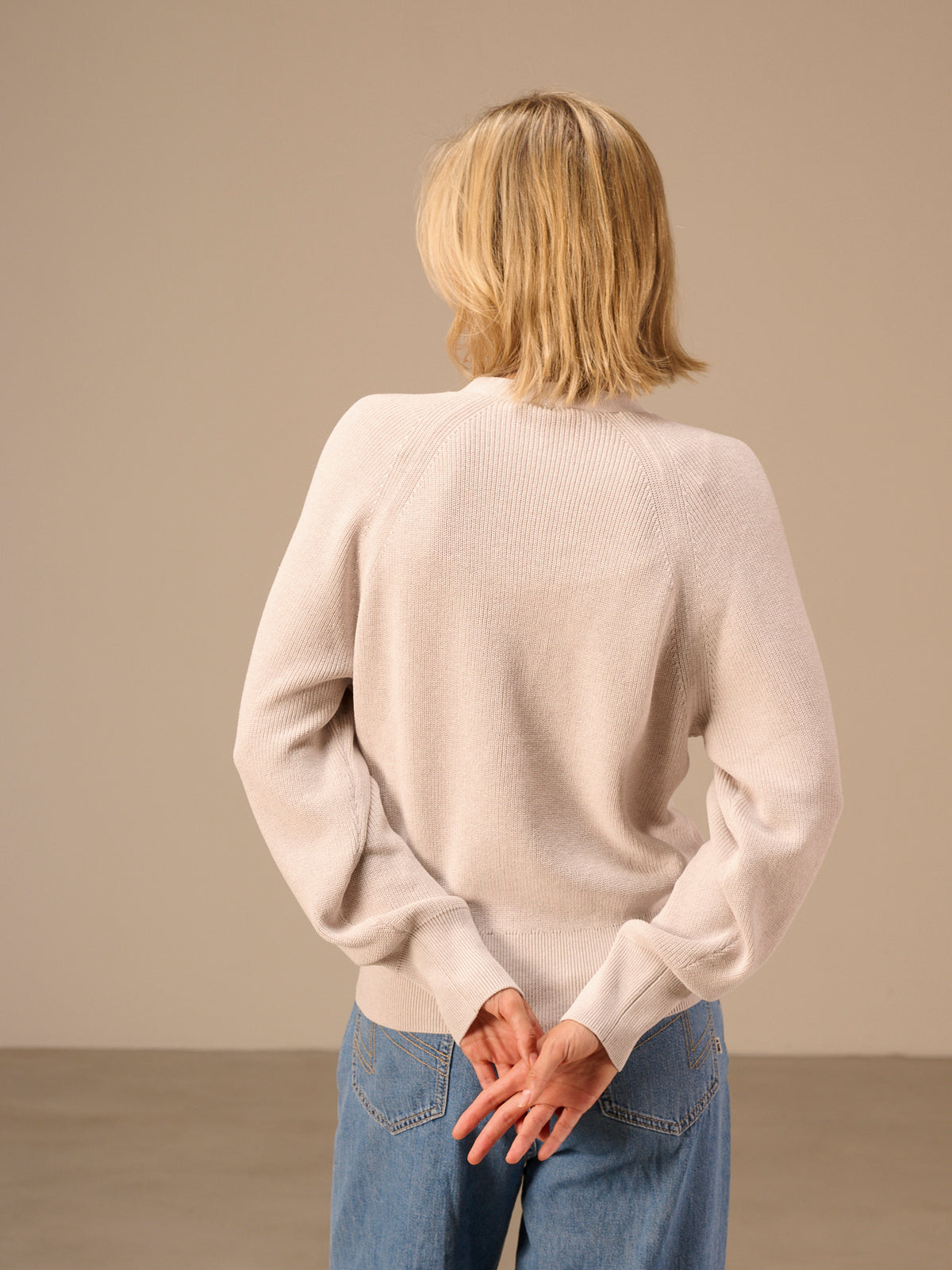 V-neck cardigan