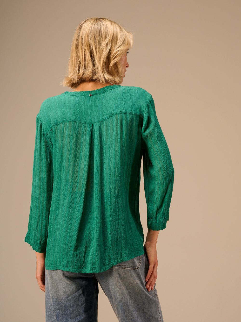 V-neck blouse