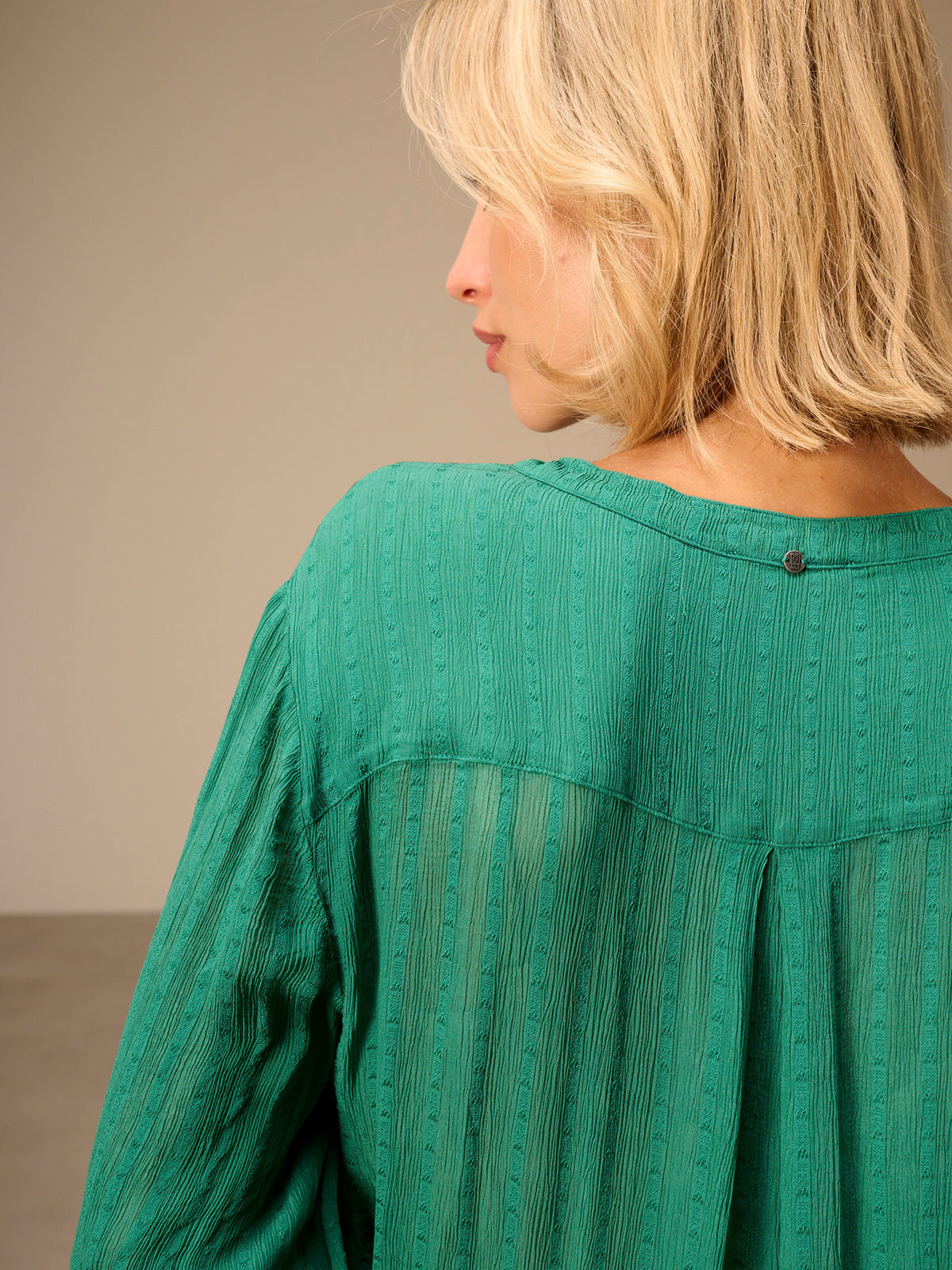 V-neck blouse