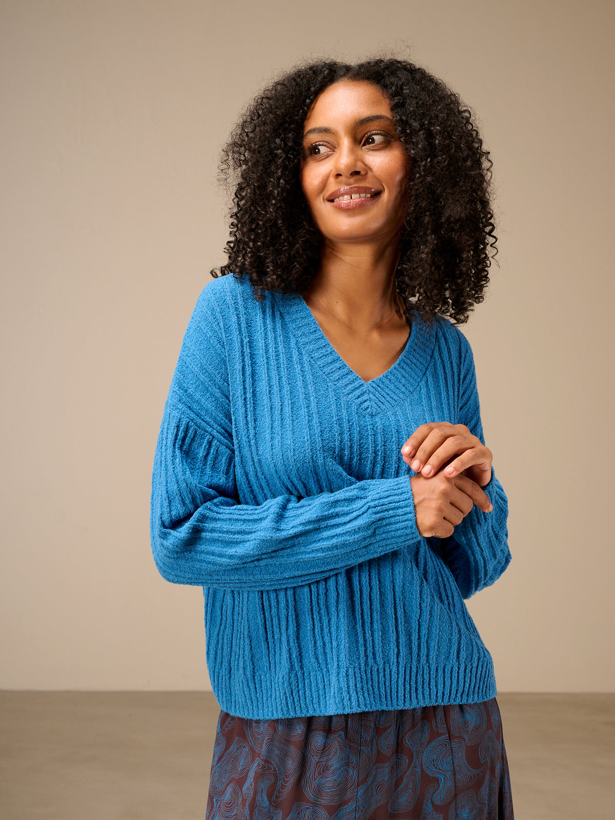 V-neck sweater