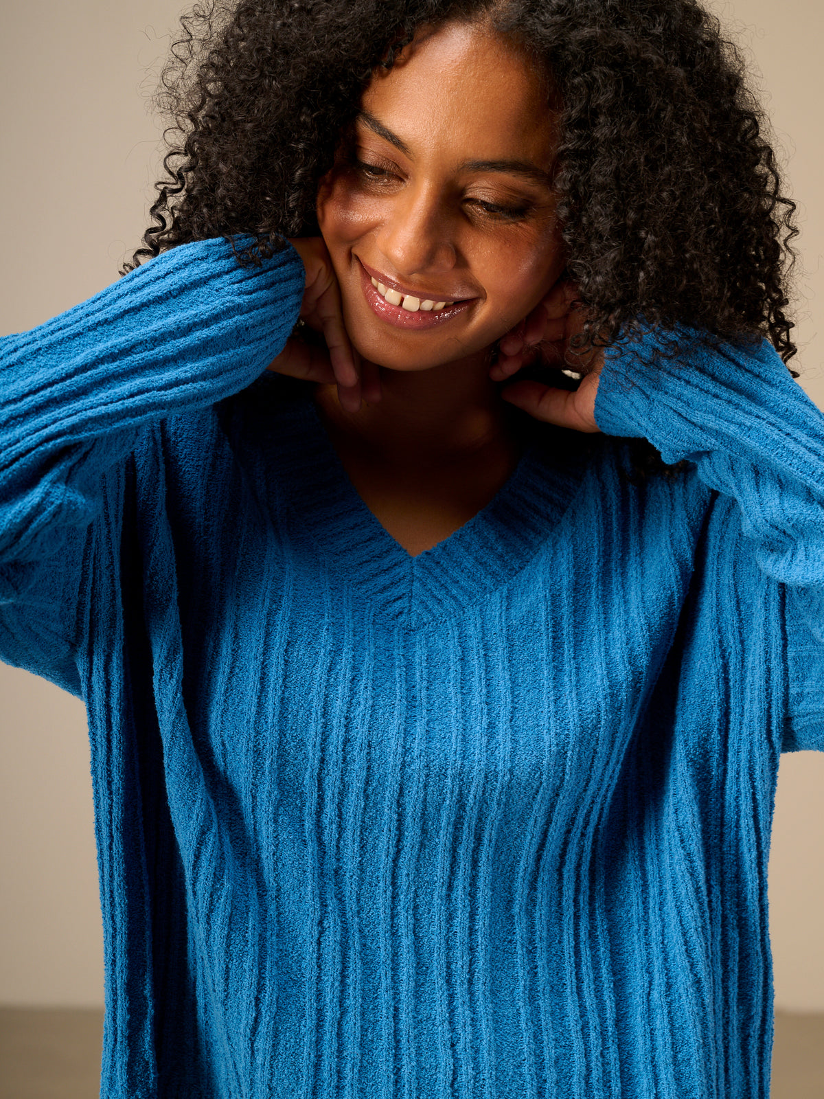 V-neck sweater
