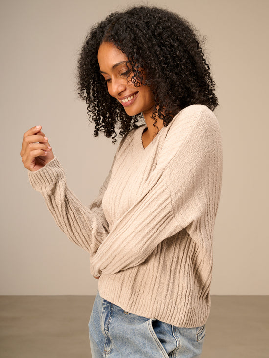 V-neck sweater