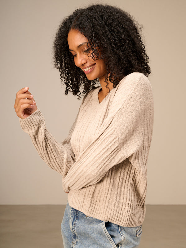 V-neck sweater