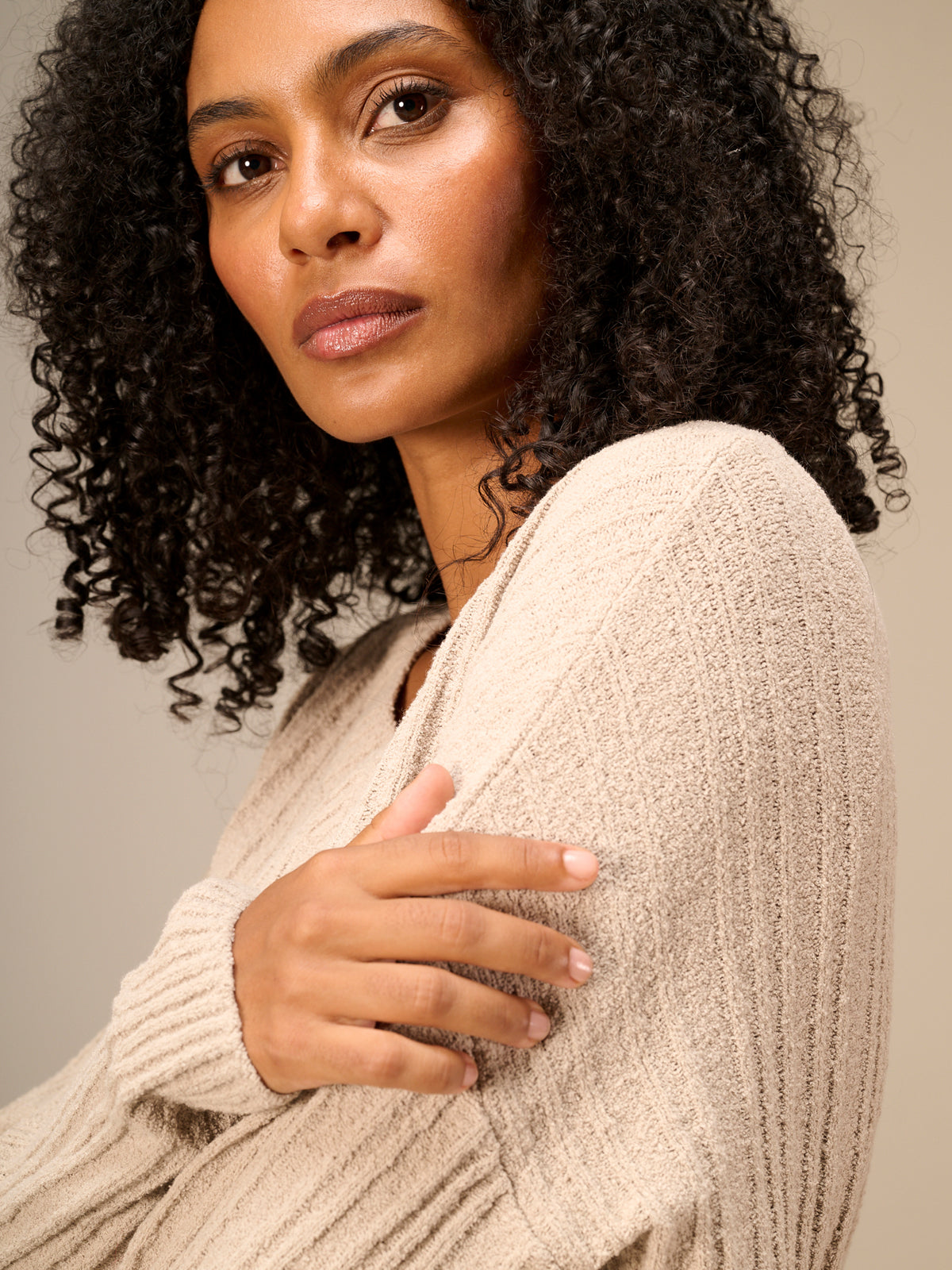 V-neck sweater