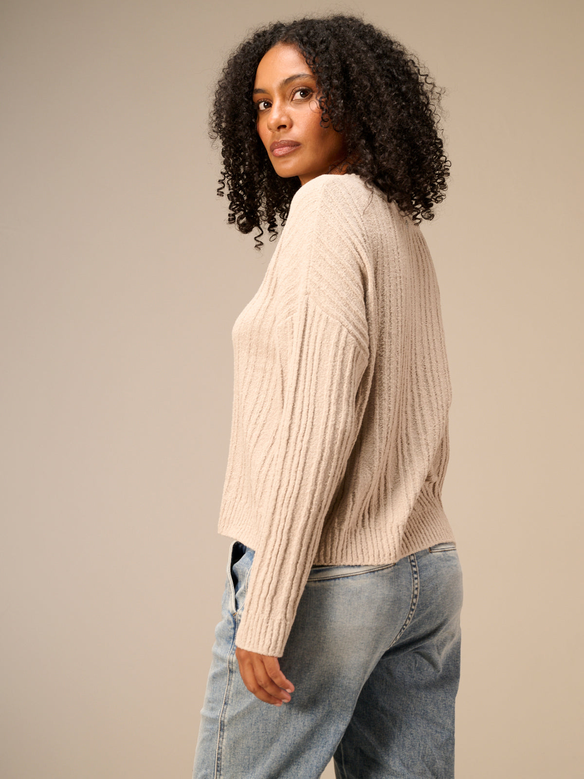 V-neck sweater