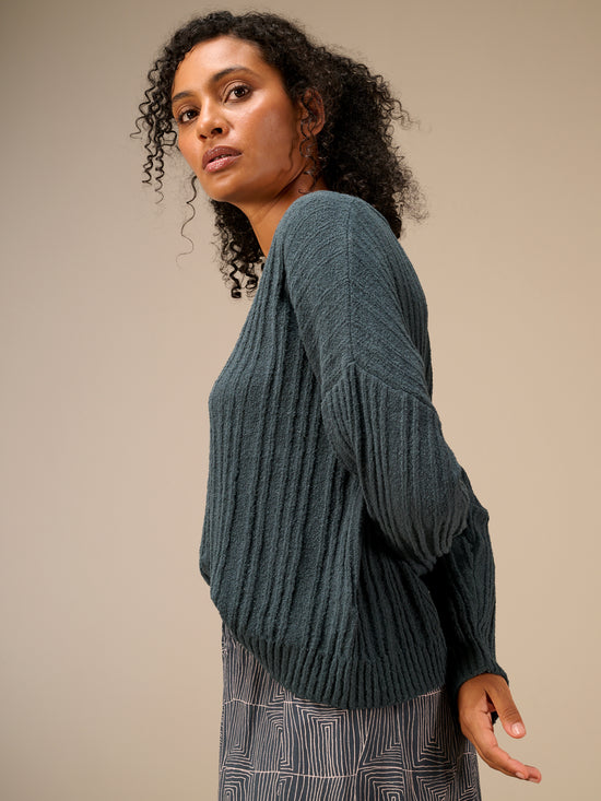 V-neck sweater