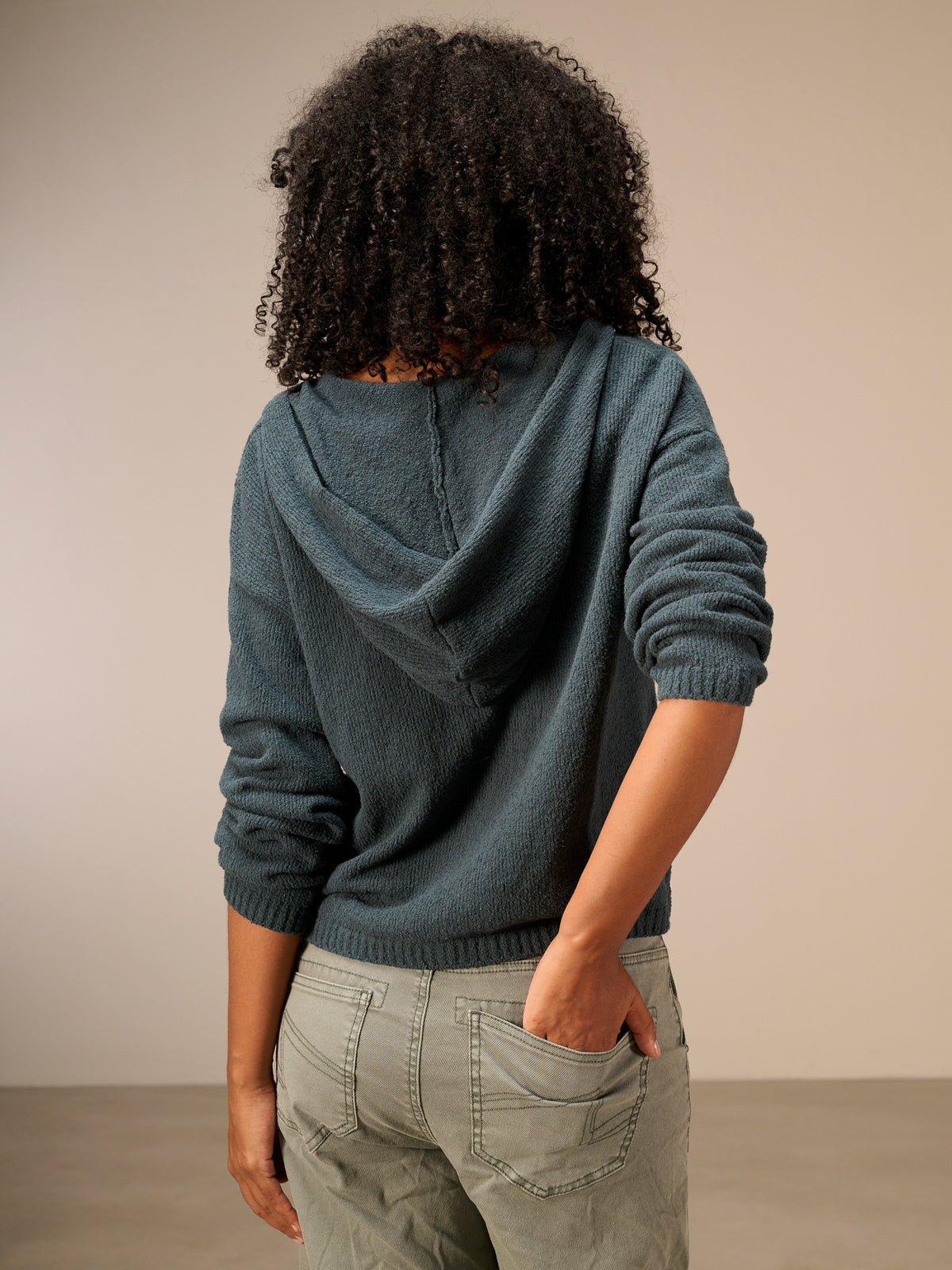 Hooded cardigan