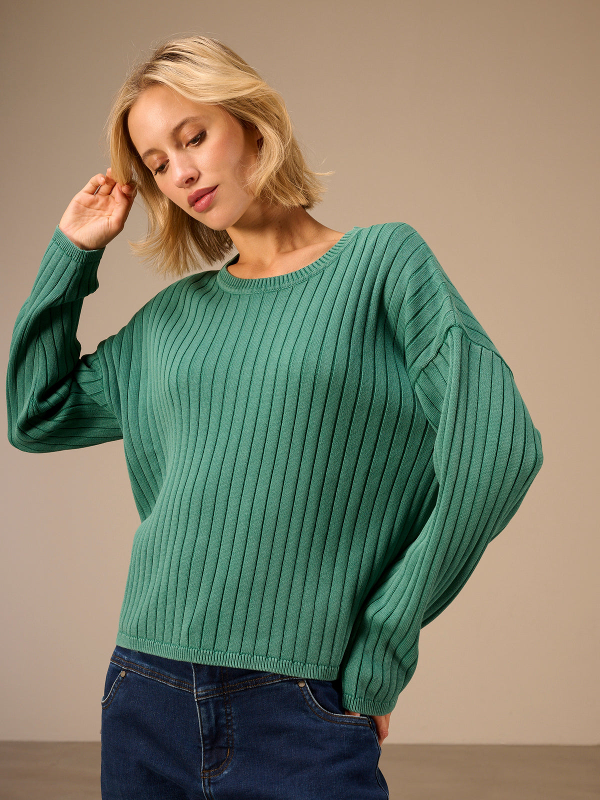 Round-neck sweater