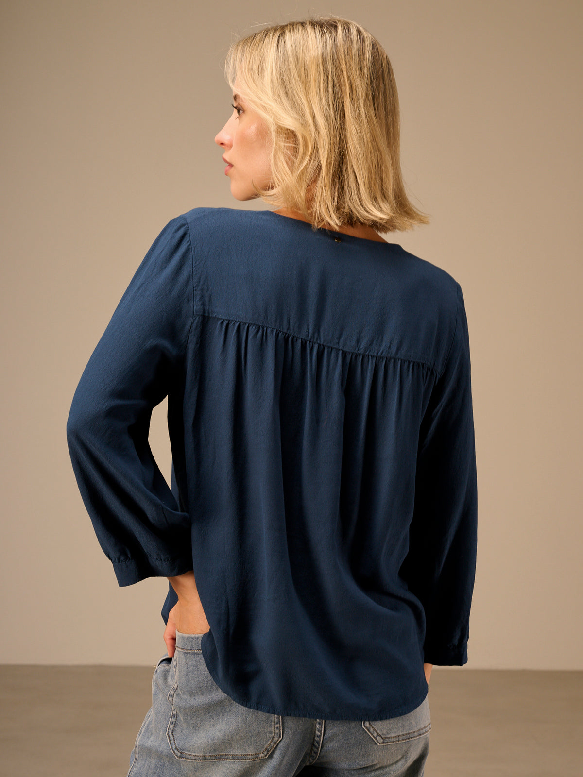 Plain blouse