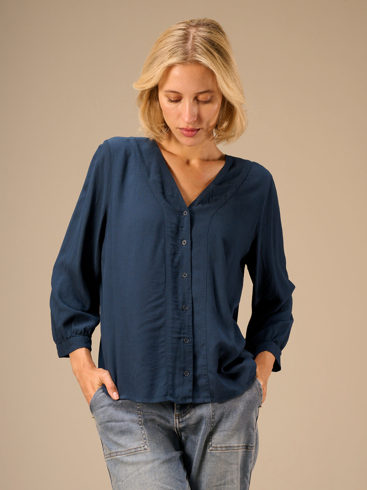 Plain blouse