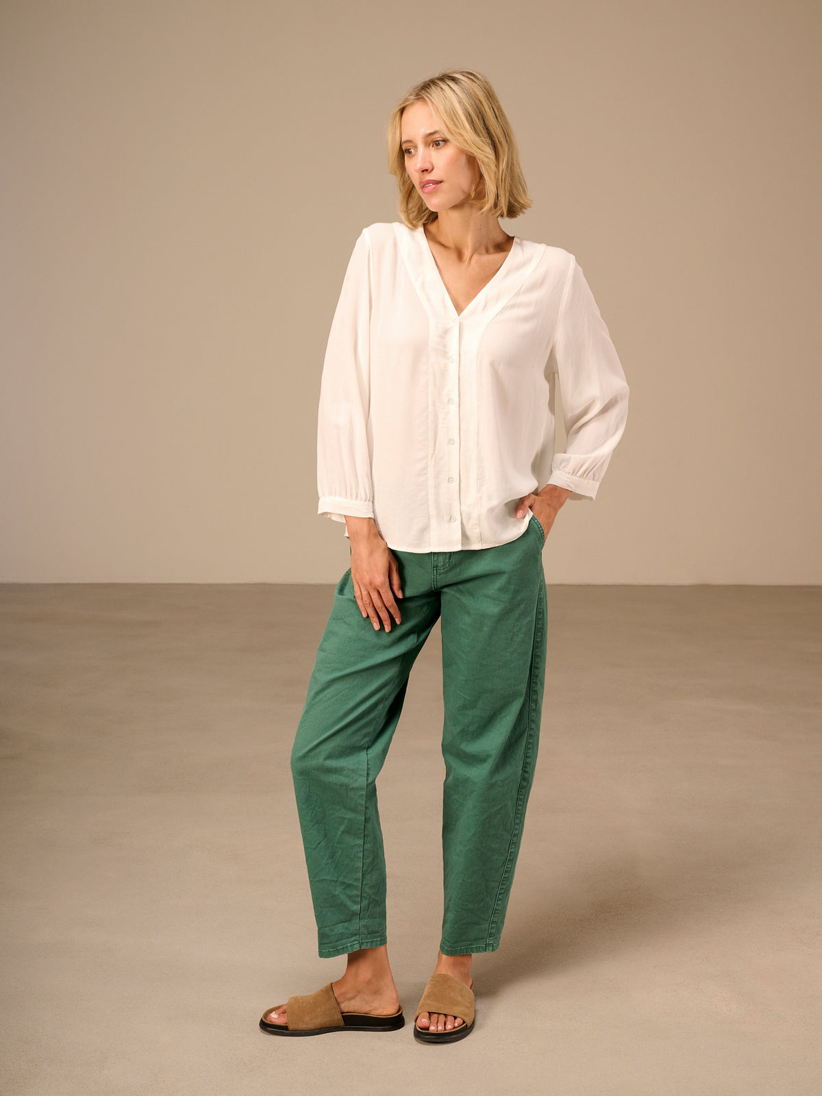 Plain blouse