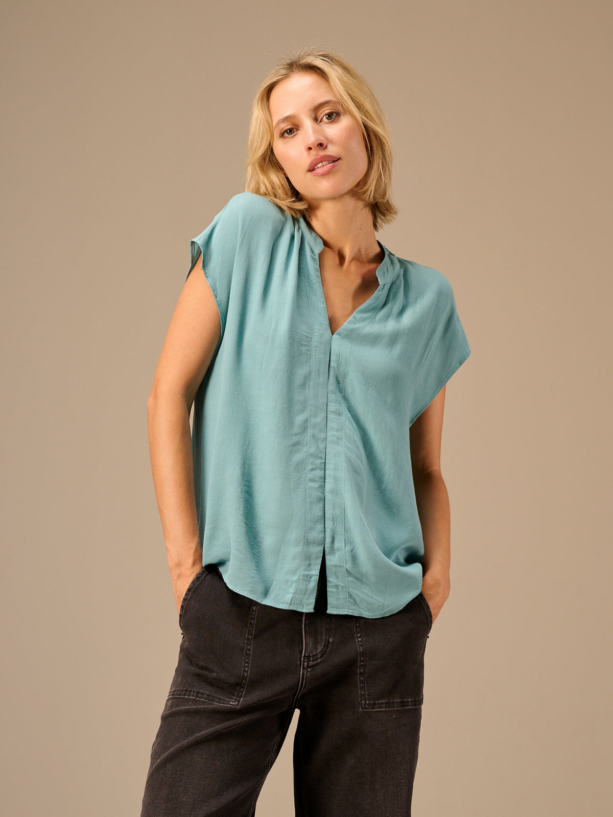 Plain blouse