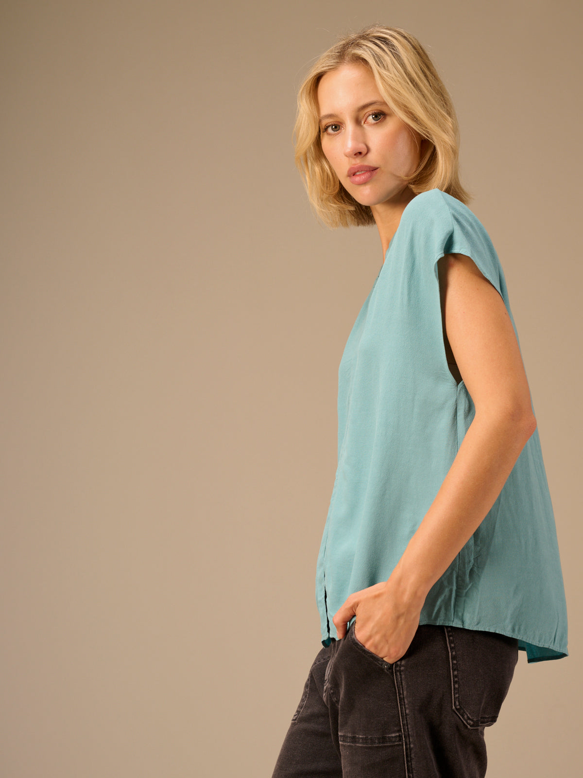Plain blouse