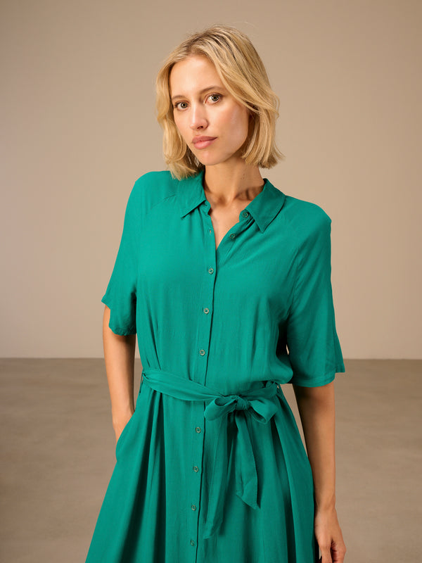 Dress with collar