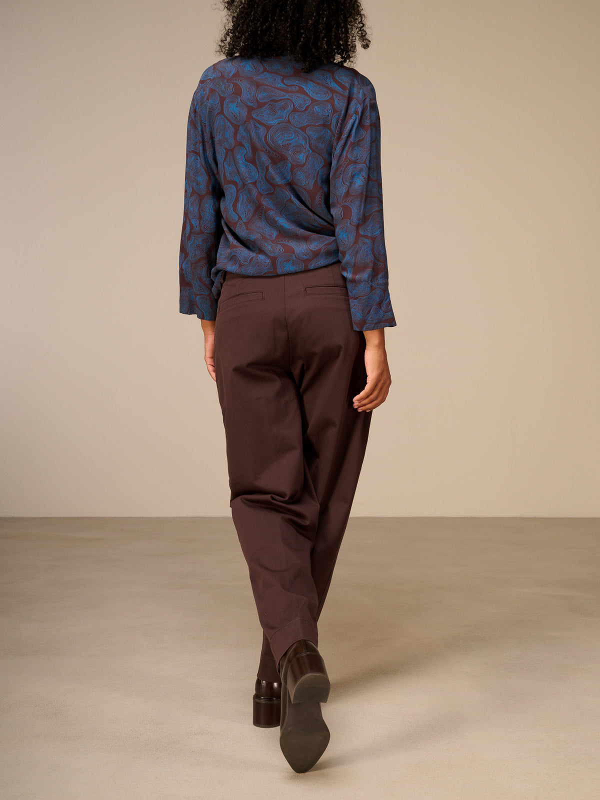 Pants with pleats