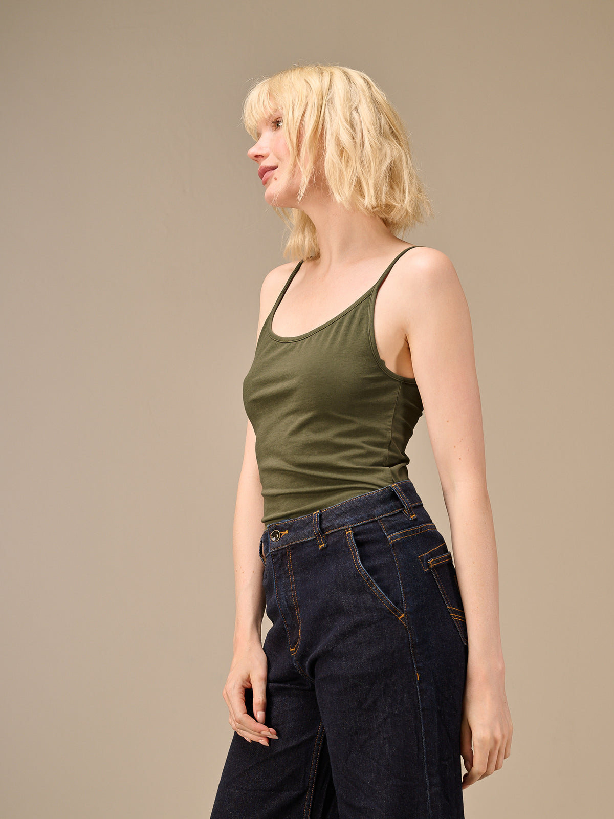 Spaghetti-strap top
