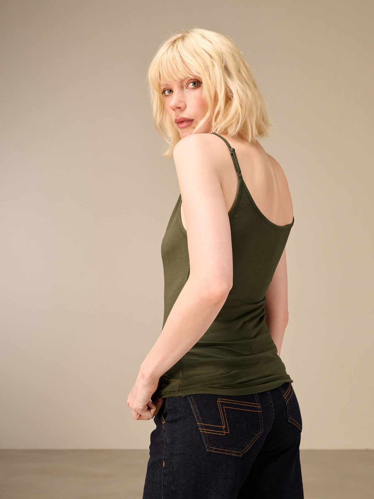 Spaghetti-strap top