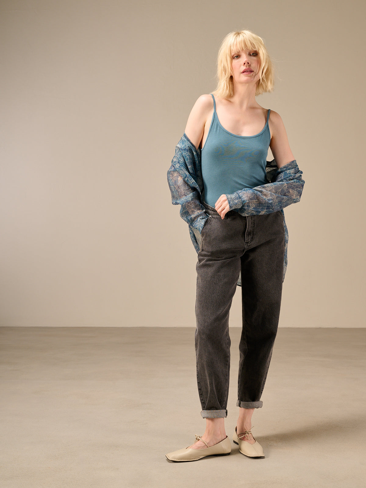 Spaghetti-strap top