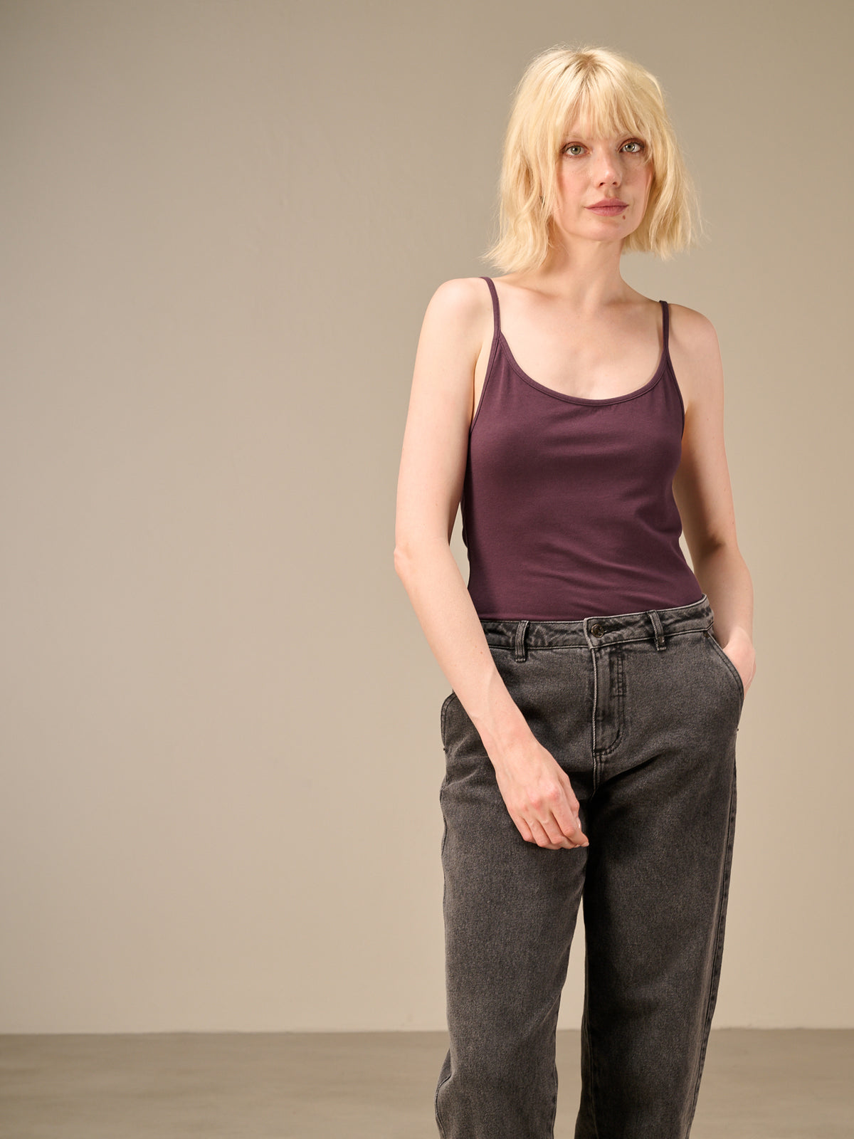 Spaghetti-strap top