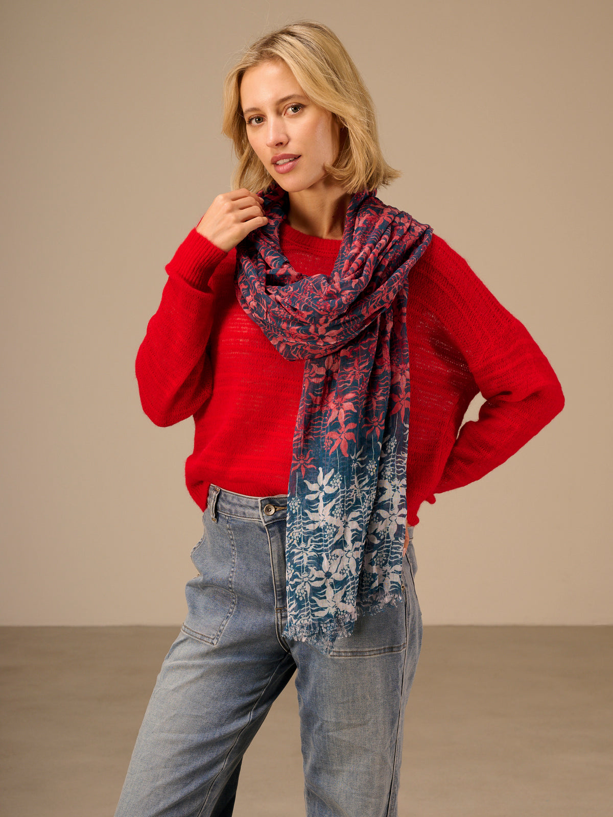 Cotton scarf