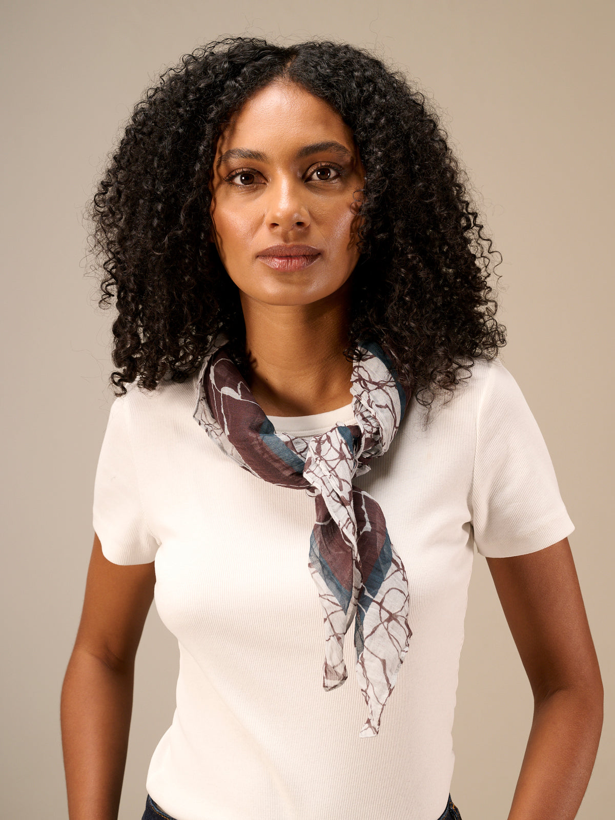 Printed scarf