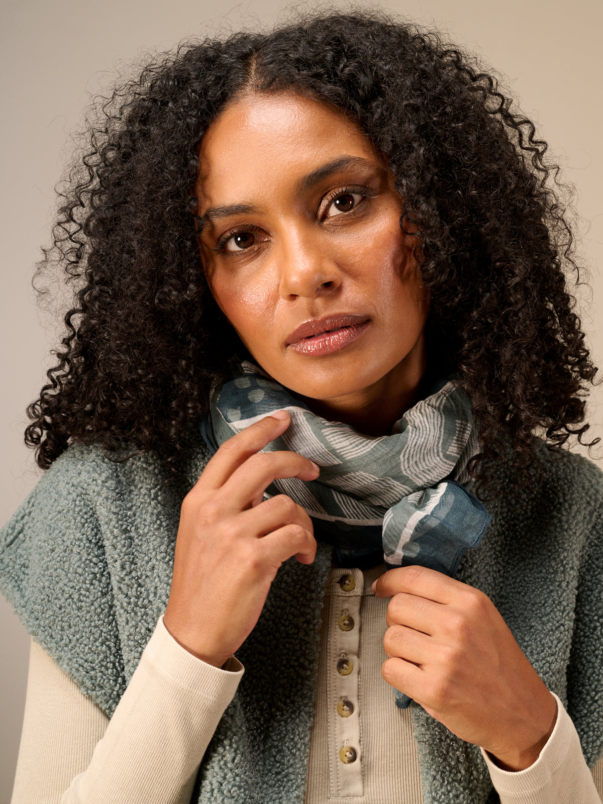 Printed scarf