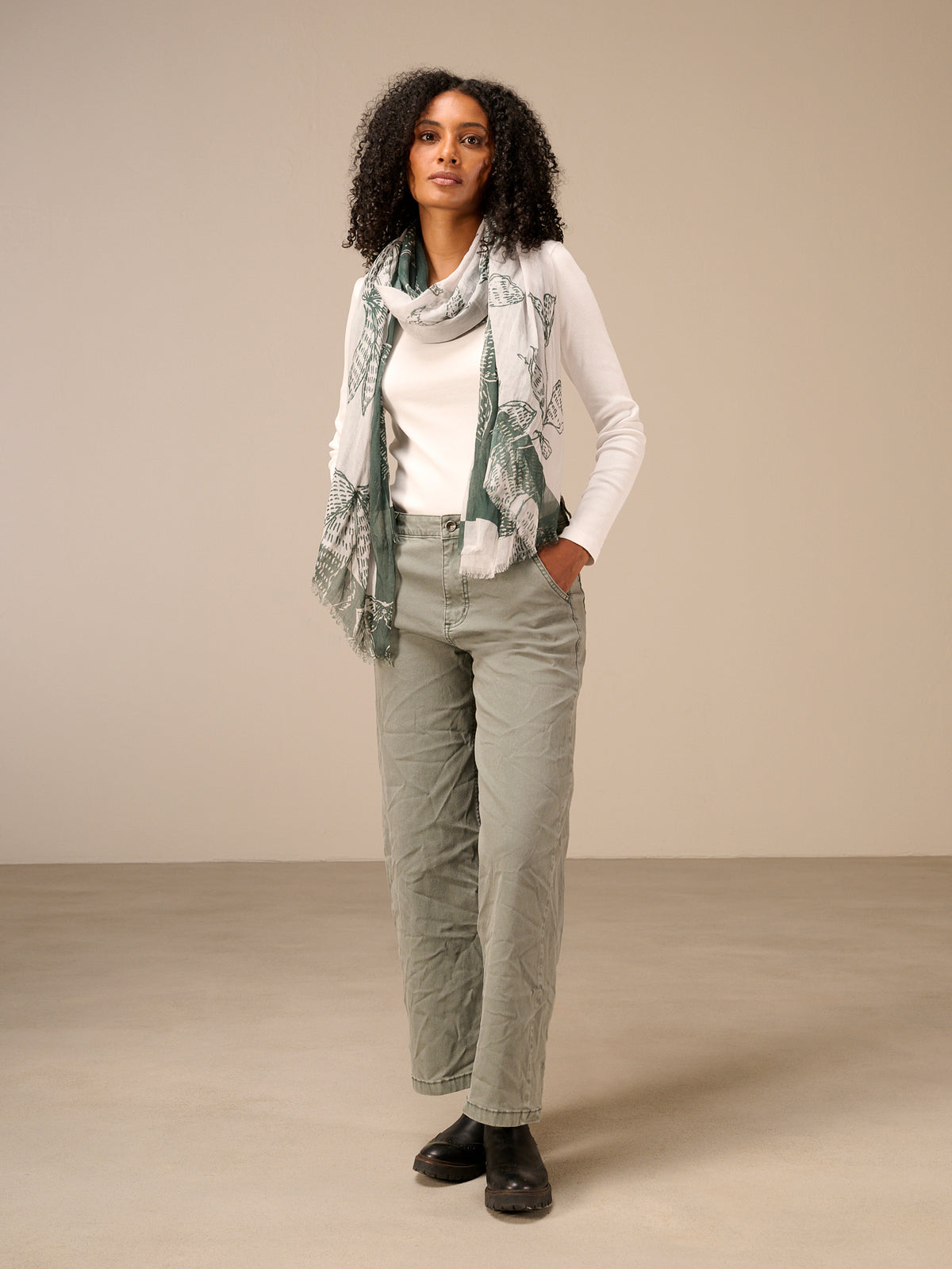 Printed scarf