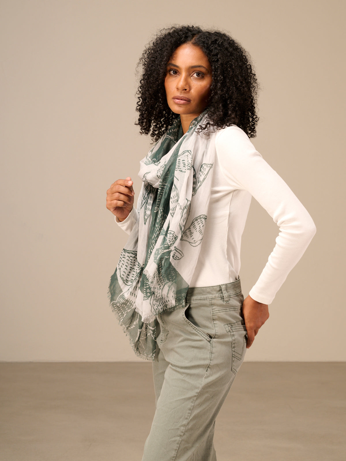 Printed scarf