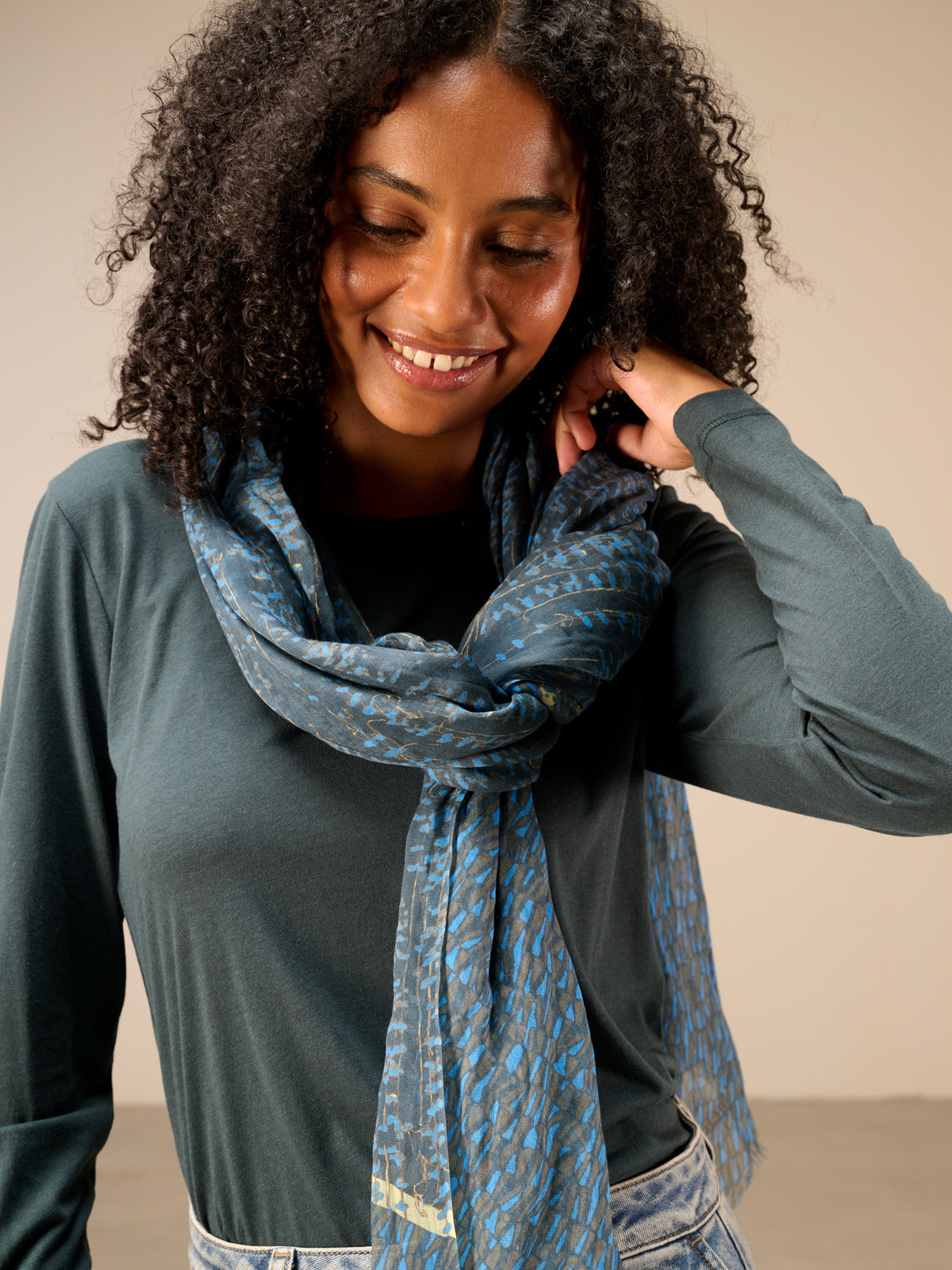 Printed scarf