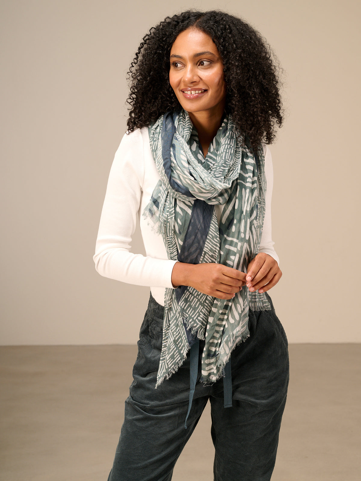 Printed scarf
