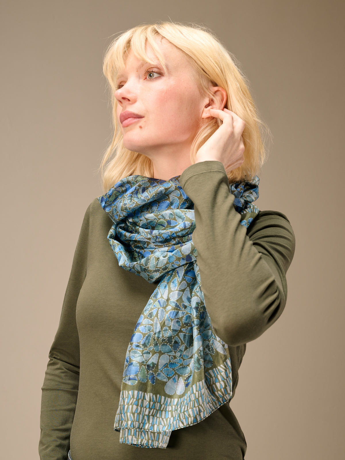 Silk scarf